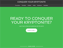 Tablet Screenshot of conqueryourkryptonite.com